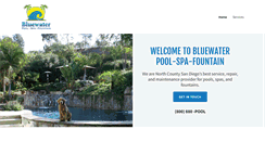 Desktop Screenshot of bluewaterpoolandspa.com