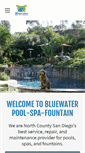 Mobile Screenshot of bluewaterpoolandspa.com